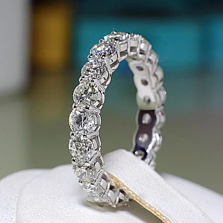 【h-318791130】Tiffany & Co. Inel Eternity Tiffany din Aur cu Diamante - Model i704 | Valmand